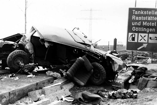 19680303 Unfall BAB Göttingen 1