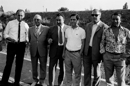 19700717 Vorstand Göttingen 05, Fricke, Thiele,Hußmann, Sachse,Eckhold, Wolter