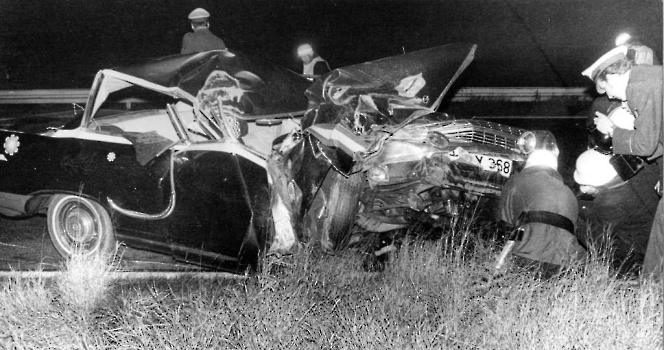 19720928 Unfall BAB Ausfahrt Hedemünden