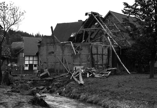 19810605 Hochwasser Gartetal 1