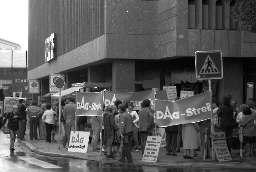 19850610 Warnstreik Einzelhandel HERTIE