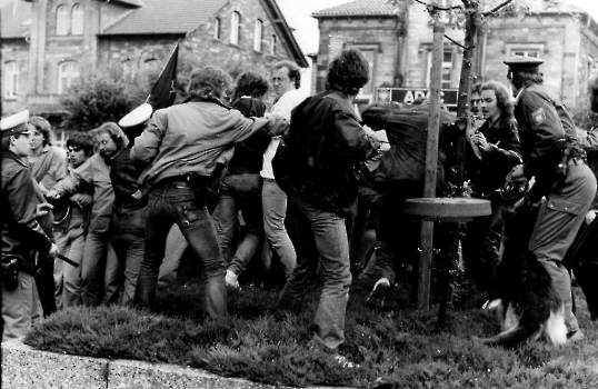 19850622 Demo gegen Burschenschaften 1