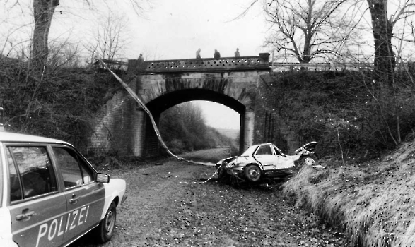 19851219 Unfall B3 Groß Ellershausen