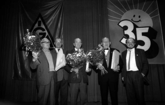 19861124 IGM Ehrungen Gewerkschaft
