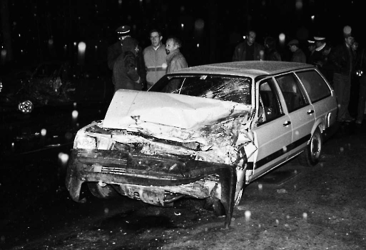 19861214 Unfall    B 27 Polizist getötet 2