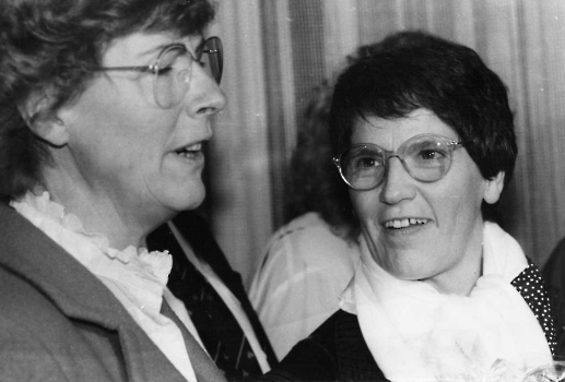 19870125 Renate Ewers, Rita Süssmuth