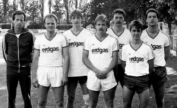 19870607 Neue Spieler FC Grone,Trainer H. Schäfer