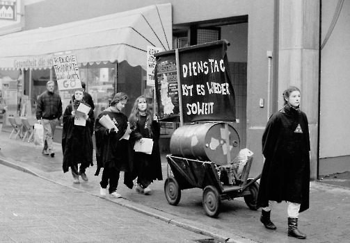 19871120 Demo gegen Atomtransport