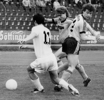 19880417 Göttingen 05 - Kiel. Hoping (l), Becker