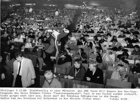 19881203 Uni Feuerzangenbowle Hörsaal