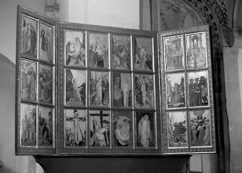 19901201 Altar, Klosterkirche, Nikolausberg