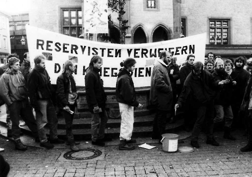 19910118 Reservisten gegen Golfkrieg 1