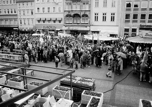 19910501 ÖTV Kundgebung Marktplatz, Hiller