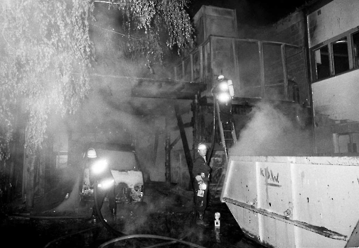 19910603 Feuer Spänebunker Geismar