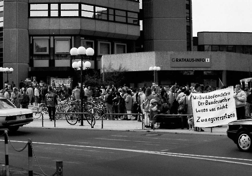 19920504 Streik, Mitarbeiter Stadtverwaltung