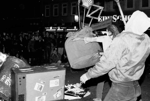 19921004 Antifaschistische Demo, gegen Rechts 4