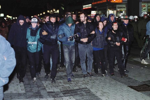 19951002 Demo Innenstadt