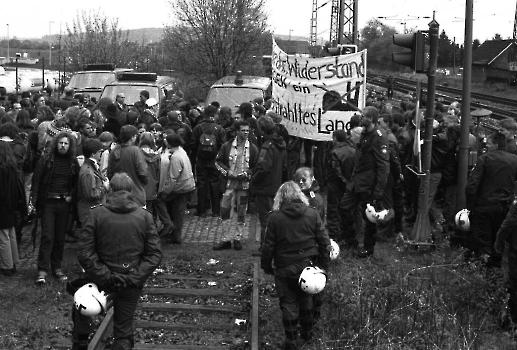 19960504 Polizei Castor Rosdorf