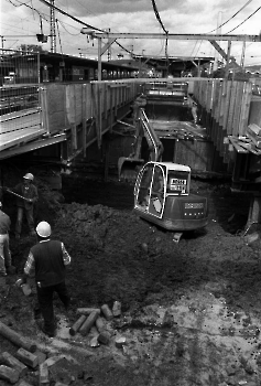 19990820 Tunnel Neubau Bahnhof