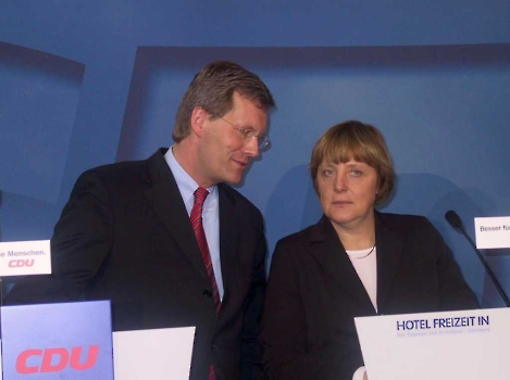 20030111 CDU Bundesvorstand Wulff,Merkel