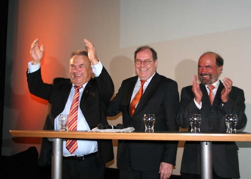 20080119 Wahl zum Nds. Landtag, Koch, Fischer, Noack