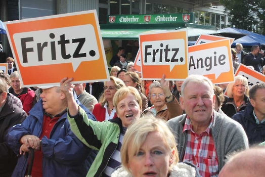 20130916 Wahl Güntzler, Merkel in Duderstadt