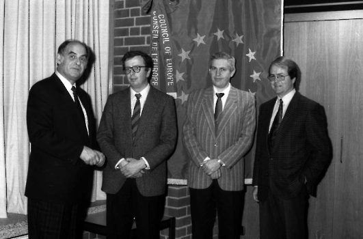 19900112 Dr. Engelhardt, Dr.Henning, Heidenblut, Parr. Grenzöffnung